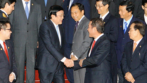 Recibe presidente vietnamita a empresas nacionales de 2014